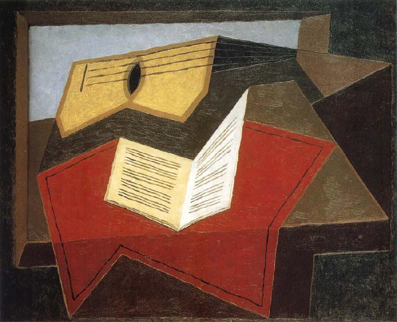 Juan Gris The guitar and Score oil painting image